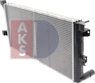 AKS Dasis 520280N - Радиатор, охлаждение двигателя autosila-amz.com