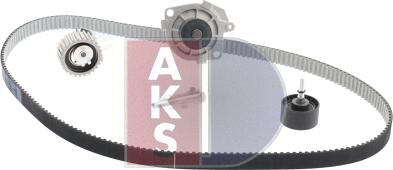 AKS Dasis 570344N - Водяной насос + комплект зубчатого ремня ГРМ autosila-amz.com
