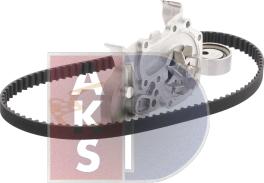 AKS Dasis 570346N - Водяной насос + комплект зубчатого ремня ГРМ autosila-amz.com