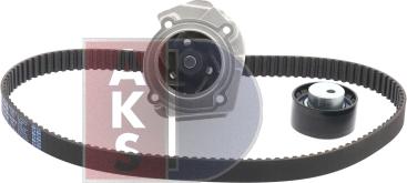 AKS Dasis 570348N - Водяной насос + комплект зубчатого ремня ГРМ autosila-amz.com