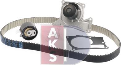 AKS Dasis 570343N - Водяной насос + комплект зубчатого ремня ГРМ autosila-amz.com