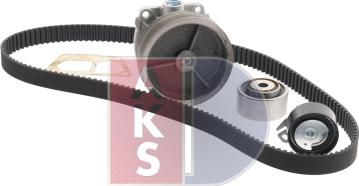 AKS Dasis 570354N - Водяной насос + комплект зубчатого ремня ГРМ autosila-amz.com