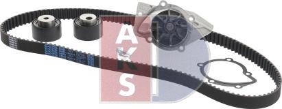 AKS Dasis 570314N - Водяной насос + комплект зубчатого ремня ГРМ autosila-amz.com