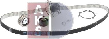 AKS Dasis 570339N - Водяной насос + комплект зубчатого ремня ГРМ autosila-amz.com