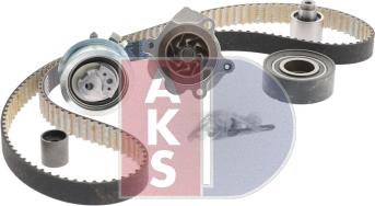 AKS Dasis 570330N - Водяной насос + комплект зубчатого ремня ГРМ autosila-amz.com