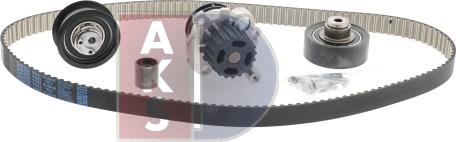 AKS Dasis 570338N - Водяной насос + комплект зубчатого ремня ГРМ autosila-amz.com