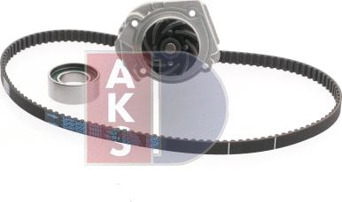 AKS Dasis 570329N - Водяной насос + комплект зубчатого ремня ГРМ autosila-amz.com