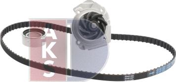AKS Dasis 570328N - Водяной насос + комплект зубчатого ремня ГРМ autosila-amz.com