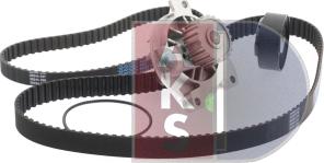 AKS Dasis 570327N - Водяной насос + комплект зубчатого ремня ГРМ autosila-amz.com