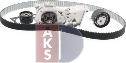 AKS Dasis 570292N - Водяной насос + комплект зубчатого ремня ГРМ autosila-amz.com
