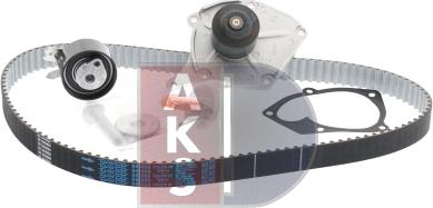 AKS Dasis 570256N - Водяной насос + комплект зубчатого ремня ГРМ autosila-amz.com
