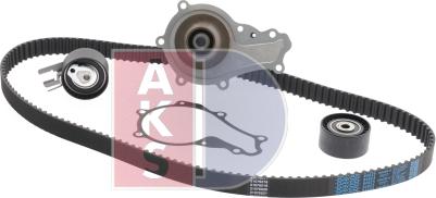 AKS Dasis 570266N - Водяной насос + комплект зубчатого ремня ГРМ autosila-amz.com