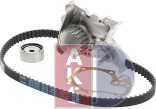AKS Dasis 570268N - Водяной насос + комплект зубчатого ремня ГРМ autosila-amz.com