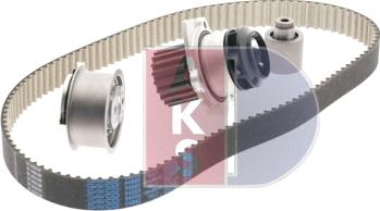 AKS Dasis 570284N - Водяной насос + комплект зубчатого ремня ГРМ autosila-amz.com