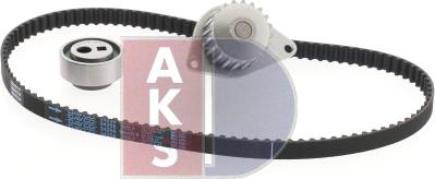 AKS Dasis 570277N - Водяной насос + комплект зубчатого ремня ГРМ autosila-amz.com