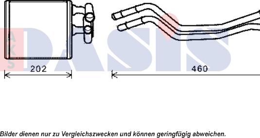 AKS Dasis 099006N - Теплообменник, отопление салона autosila-amz.com