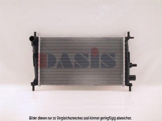 AKS Dasis 090640N - Радиатор, охлаждение двигателя autosila-amz.com