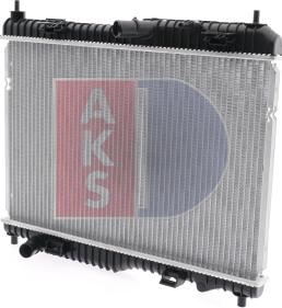 AKS Dasis 090093N - Радиатор, охлаждение двигателя autosila-amz.com