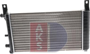 AKS Dasis 090040N - Радиатор, охлаждение двигателя autosila-amz.com