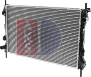 AKS Dasis 090004N - Радиатор, охлаждение двигателя autosila-amz.com