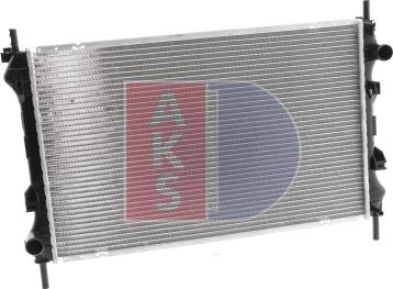AKS Dasis 090004N - Радиатор, охлаждение двигателя autosila-amz.com