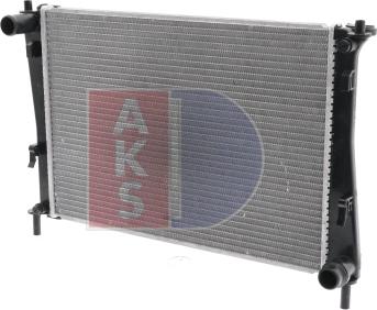 AKS Dasis 090016N - Радиатор, охлаждение двигателя autosila-amz.com