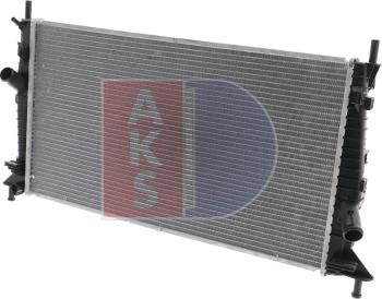 AKS Dasis 090027N - Радиатор, охлаждение двигателя autosila-amz.com