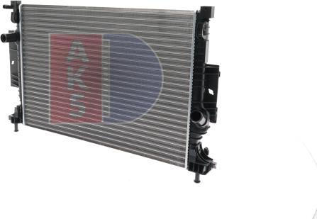 AKS Dasis 090146N - Радиатор, охлаждение двигателя autosila-amz.com