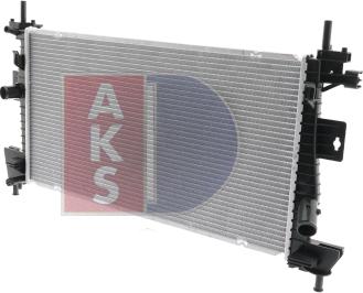AKS Dasis 090115N - Радиатор, охлаждение двигателя autosila-amz.com