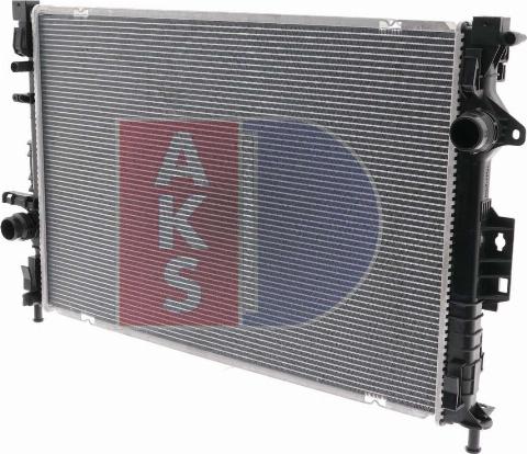 AKS Dasis 090131N - Радиатор, охлаждение двигателя autosila-amz.com