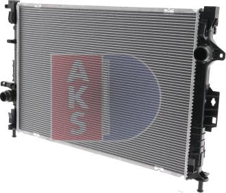 AKS Dasis 090132N - Радиатор, охлаждение двигателя autosila-amz.com