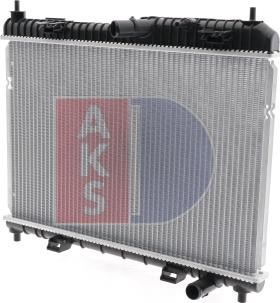 AKS Dasis 090129N - Радиатор, охлаждение двигателя autosila-amz.com