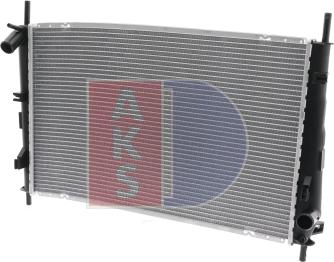 AKS Dasis 091610N - Радиатор, охлаждение двигателя autosila-amz.com