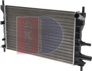 AKS Dasis 091270N - Радиатор, охлаждение двигателя autosila-amz.com