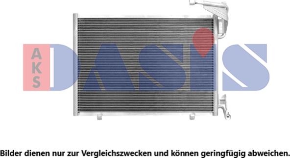 AKS Dasis 092083N - Конденсатор кондиционера autosila-amz.com