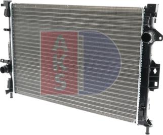AKS Dasis 092027N - Радиатор, охлаждение двигателя autosila-amz.com