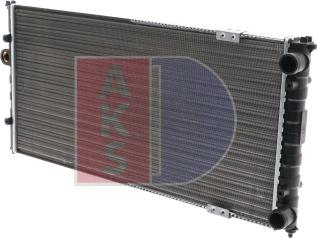 AKS Dasis 040400N - Радиатор, охлаждение двигателя autosila-amz.com