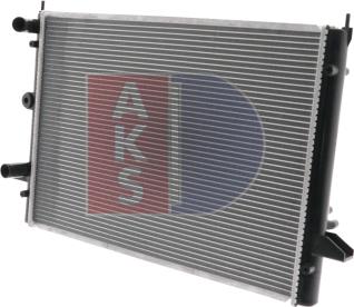 AKS Dasis 040480N - Радиатор, охлаждение двигателя autosila-amz.com