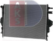 AKS Dasis 040046N - Радиатор, охлаждение двигателя autosila-amz.com