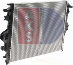 AKS Dasis 040052N - Радиатор, охлаждение двигателя autosila-amz.com