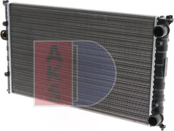 AKS Dasis 040350N - Радиатор, охлаждение двигателя autosila-amz.com