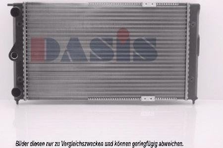 AKS Dasis 041630N - Радиатор, охлаждение двигателя autosila-amz.com