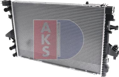 AKS Dasis 041007N - Радиатор, охлаждение двигателя autosila-amz.com
