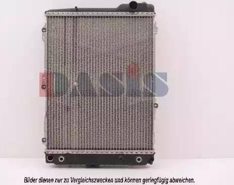 AKS Dasis 043820N - Радиатор, охлаждение двигателя autosila-amz.com