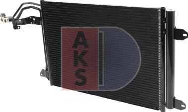 AKS Dasis 042008N - Конденсатор кондиционера autosila-amz.com