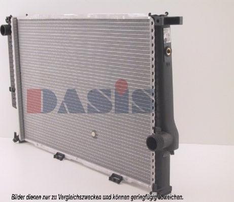 AKS Dasis 050500N - Радиатор, охлаждение двигателя autosila-amz.com