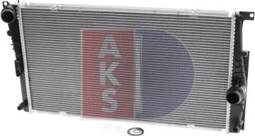 AKS Dasis 050067N - Радиатор, охлаждение двигателя autosila-amz.com