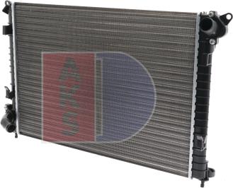 AKS Dasis 050035N - Радиатор, охлаждение двигателя autosila-amz.com