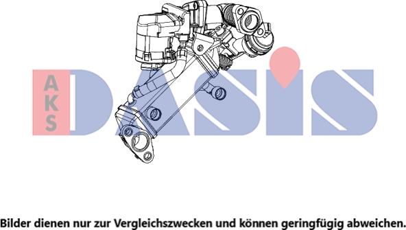 AKS Dasis 050102N - Модуль возврата ОГ autosila-amz.com