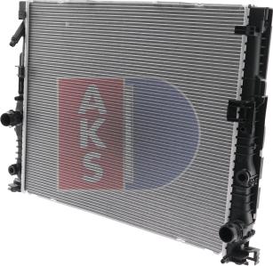 AKS Dasis 050110N - Радиатор, охлаждение двигателя autosila-amz.com